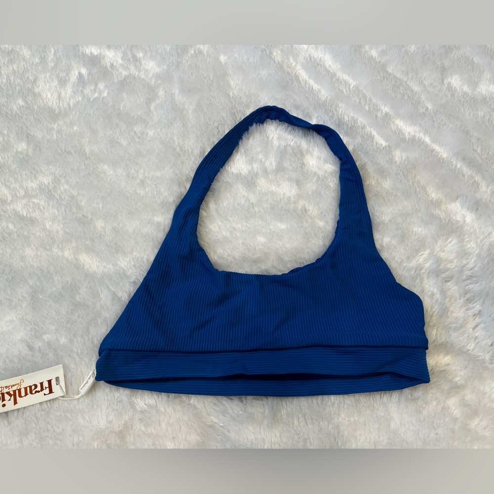 Frankie's Bikinis Stevie Royal Blue Swim Top